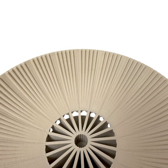 CYRK. DESIGN Radiant Fruit Bowl Beige Tan 10.75" Modern Art Home Decor - Picture 5 of 8